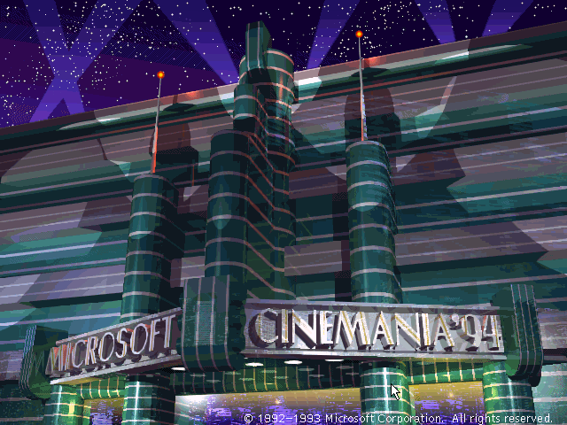 Microsoft Cinemania 94 - Splash